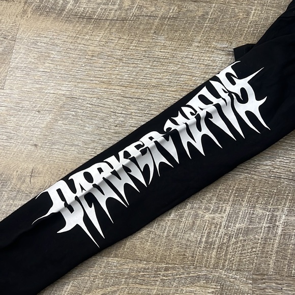 Doll’s Kill Darker Wave Mini Shrug Shirt Size XS - Picture 3 of 4